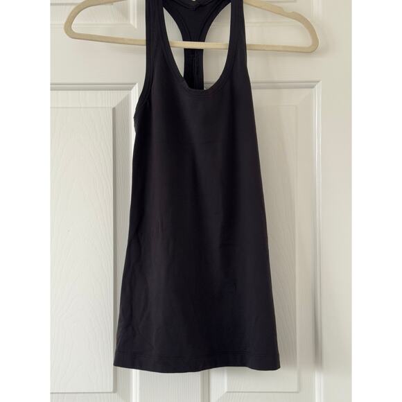 lululemon athletica Tops - Lululemon Black Racerback Tank Top